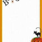 Halloween 1 Free Stationery Template Downloads Within Free Halloween Templates For Word