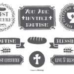 Hand Drawn First Communion Elements – Download Free Vectors With Regard To First Communion Banner Templates