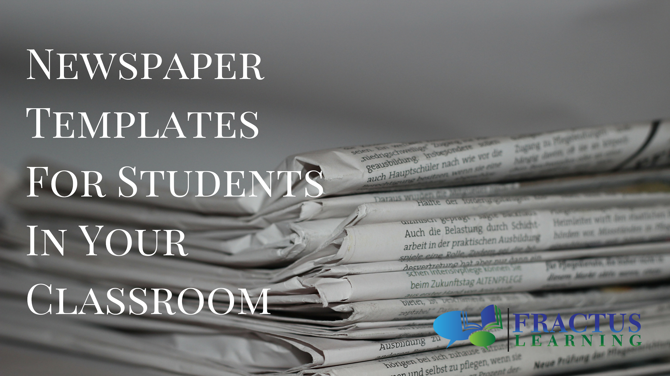 Helpful Newspaper Templates For Students In Your Classroom With Old Newspaper Template Word Free