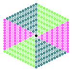 Hexagon Patterns With R – Data Chips Within Blank Perler Bead Template