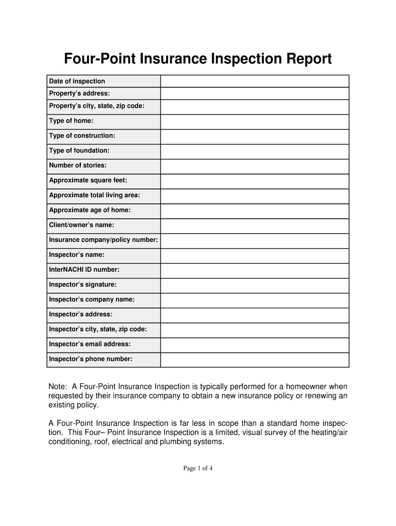 Home Inspection Forms - Fill Online, Printable, Fillable Within Home Inspection Report Template
