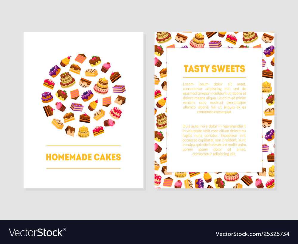Homemade Cake Tasty Sweets Banner Templates With With Homemade Banner Template