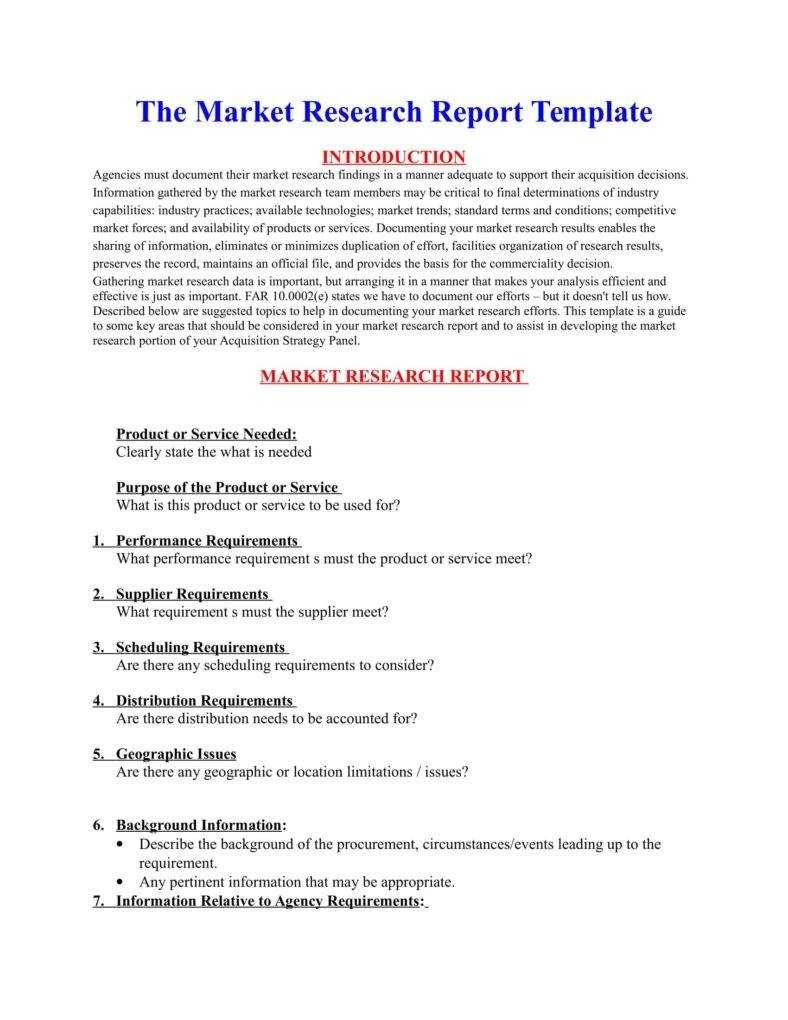 How A Market Research Benefits Your Business | Free Pertaining To Research Report Sample Template