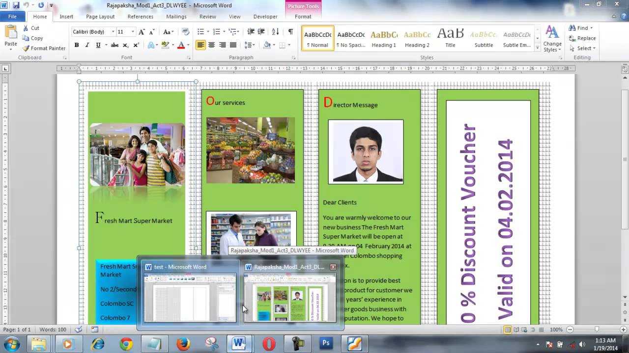 How To Create Brochure Using Microsoft Word Within Few Minutes With Regard To Microsoft Word Pamphlet Template