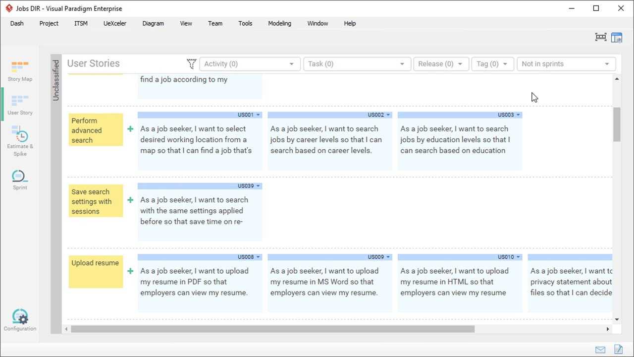 How To Create User Story Directly From An Epic In User Story Template Word