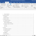 How To Customize Heading Levels For Table Of Contents In Word Intended For Word 2013 Table Of Contents Template