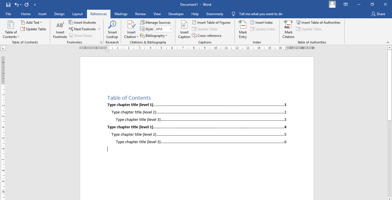 How To Easily Create Table Of Contents For Pdf With Regard To Blank Table Of Contents Template Pdf
