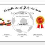 How To Easily Make A Certificate Of Achievement Award With Ms Word For Soccer Certificate Templates For Word