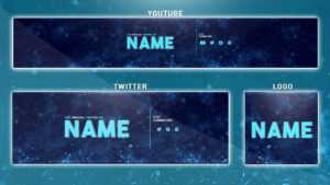How To Edit On Youtube Banner Template | Photoshop (Banner - Logo - Twitter  Psd) intended for Banner Template For Photoshop
