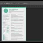 How To Edit Resume / Cv In Photoshop And Microsoft Word Within How To Make A Cv Template On Microsoft Word