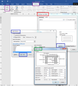 How To – How To Create Your Own Label Templates In Word throughout Word Label Template 8 Per Sheet