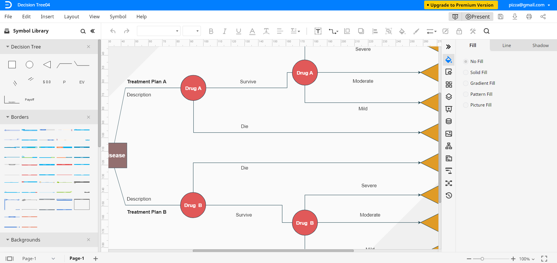 How To Make A Decision Tree To Visualize Decisions | Edraw Max Pertaining To Blank Decision Tree Template