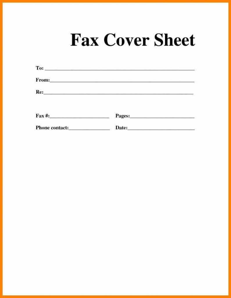 How To Make A Fax Cover Sheet In Word 2010 - Oflu.bntl With Regard To Fax Cover Sheet Template Word 2010