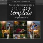 How To Place Images Into A Photoshop Collage Template Within Photoshop Facebook Banner Template