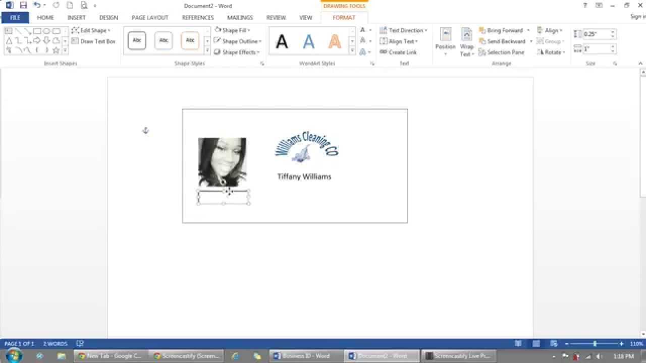 How To Use Microsoft Word To Make Id Badges With Id Badge Template Word