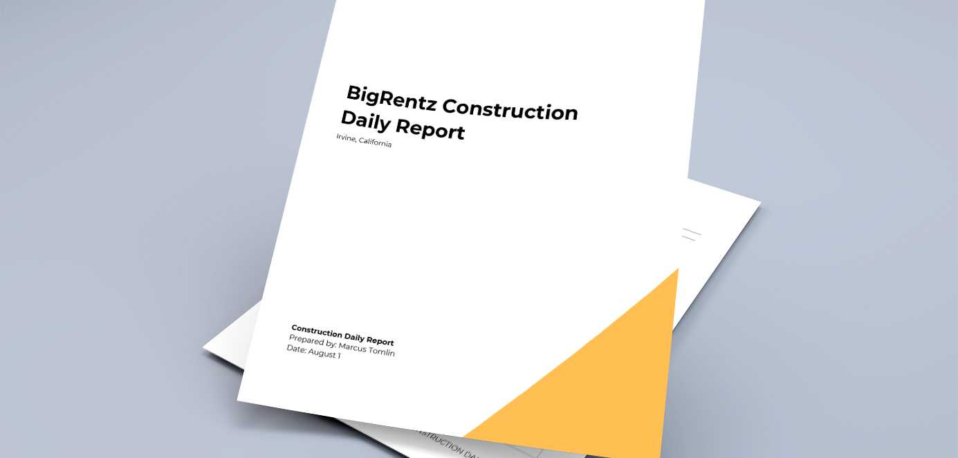 How To Write A Construction Daily Report [Free Template Intended For Construction Daily Report Template Free