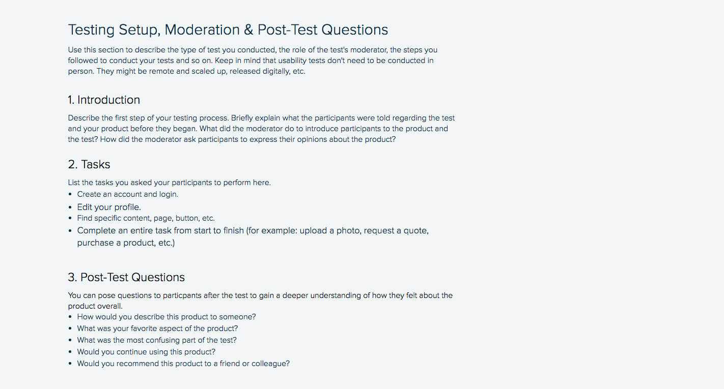 How To Write A Usability Testing Report (With Samples) | Xtensio In Usability Test Report Template