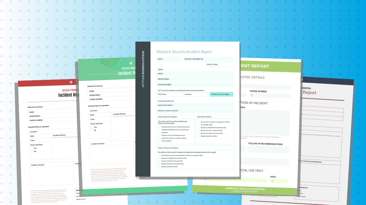 How To Write An Effective Incident Report [Templates] – Venngage Inside Incident Summary Report Template
