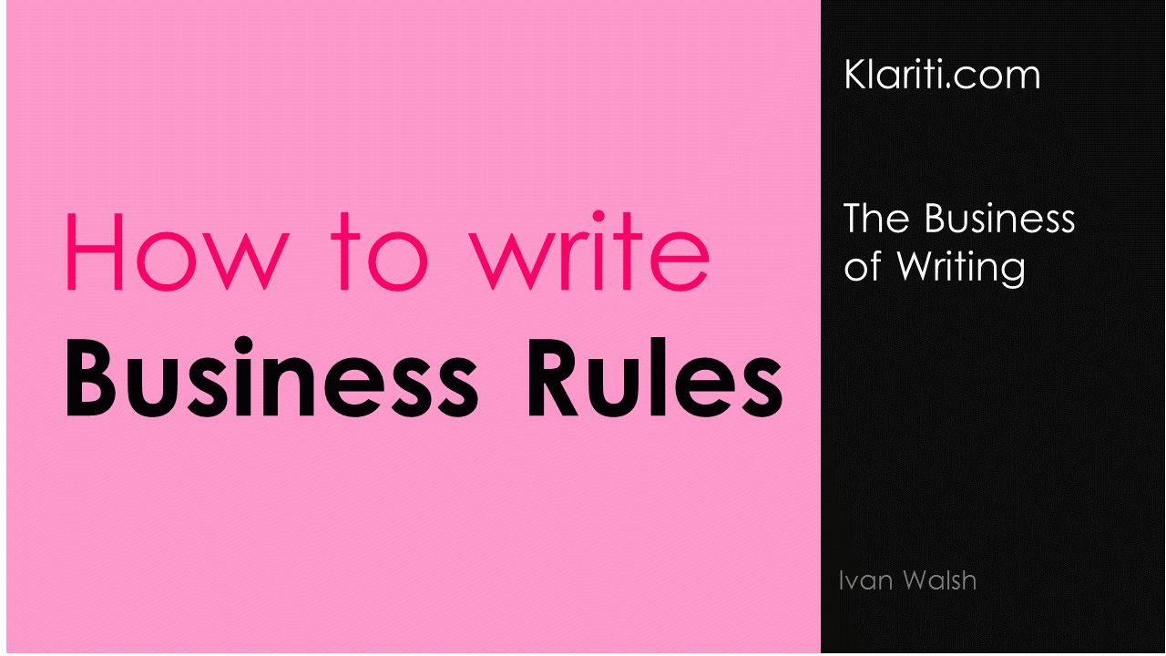 How To Write Business Rules – Templates, Forms, Checklists Pertaining To Business Rules Template Word