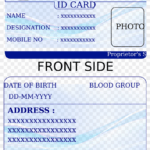 Id Card Template – Identification Card Template Printable Within Soccer Report Card Template