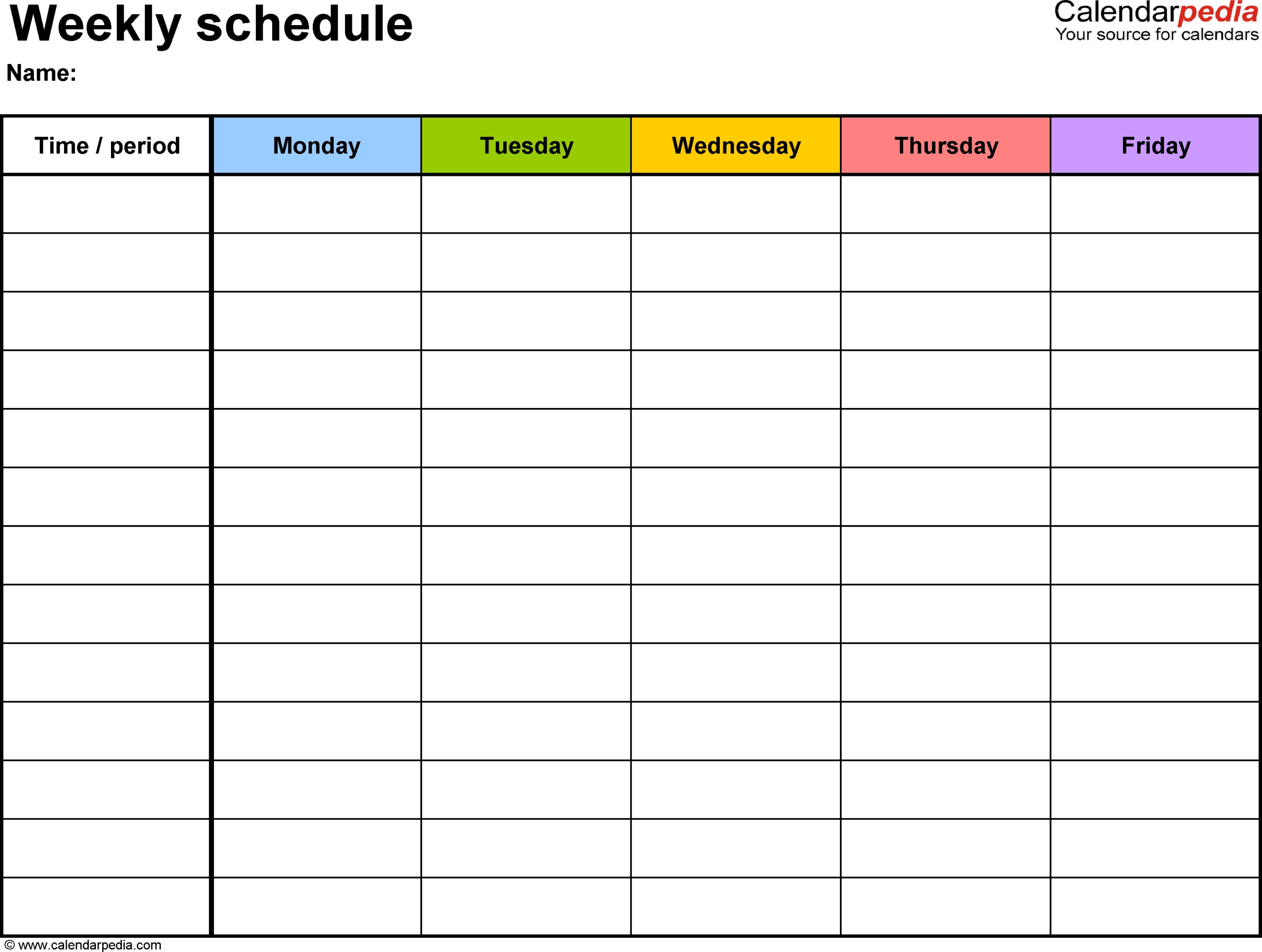 Images Of Free Printable Calendar Templates For Kids Monday Throughout Blank Calendar Template For Kids