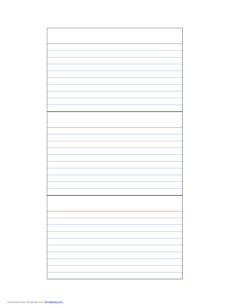 Index Card Template – 4 Free Templates In Pdf, Word, Excel Throughout Index Card Template For Word