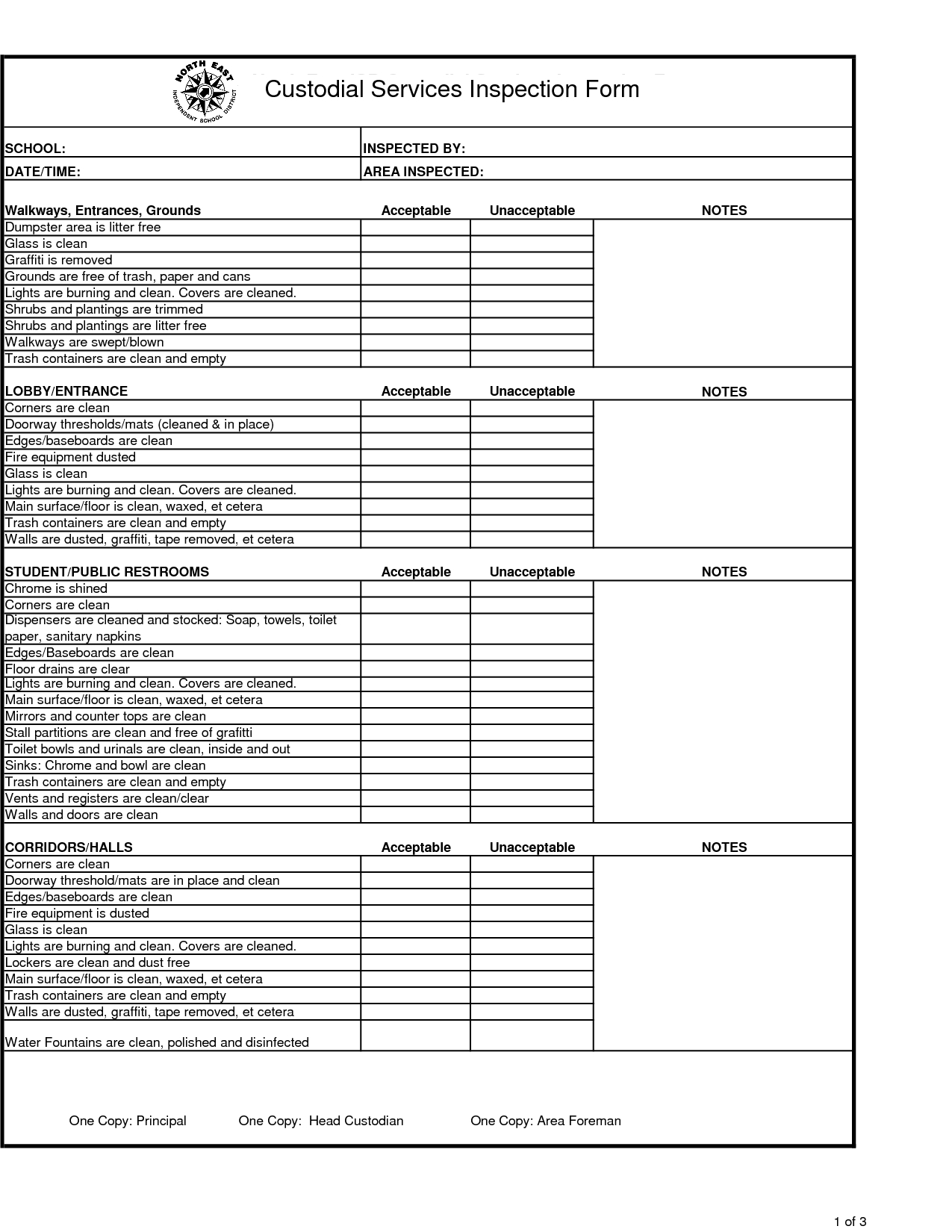 Inspection Spreadsheet Template Best Photos Of Free Inside Commercial Property Inspection Report Template