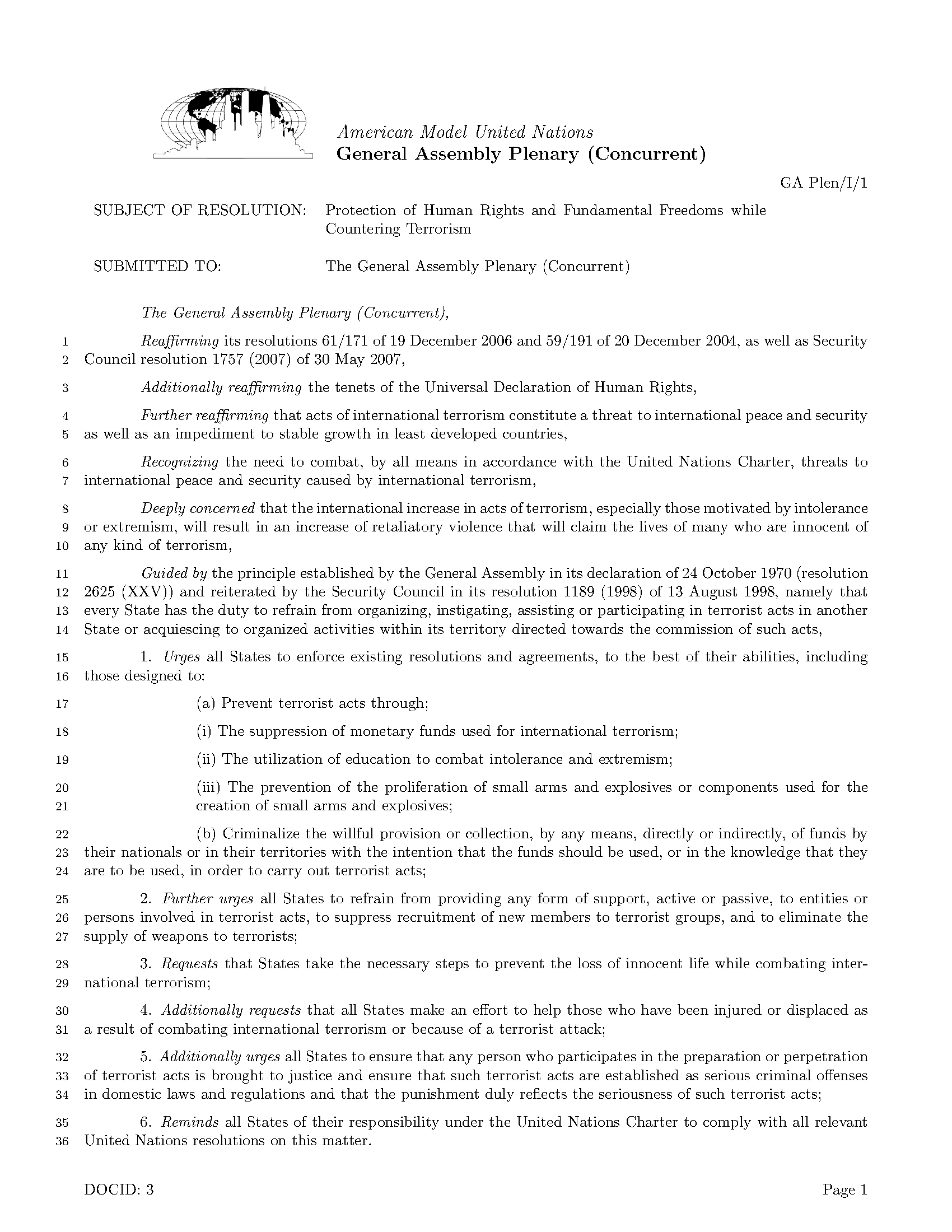 Introduction To United Nations Documents – Amun Regarding Rapporteur Report Template