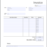 Invoice Template Pdf | Free Download | Invoice Simple Throughout Free Downloadable Invoice Template For Word