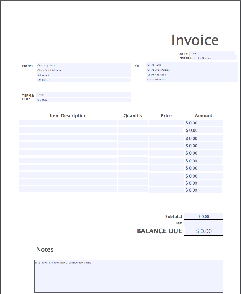 Invoice Template Pdf | Free Download | Invoice Simple With Regard To Free Printable Invoice Template Microsoft Word