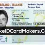 Ireland Id Card Template Psd [Irish Proof Of Identity] Regarding Blank Social Security Card Template Download