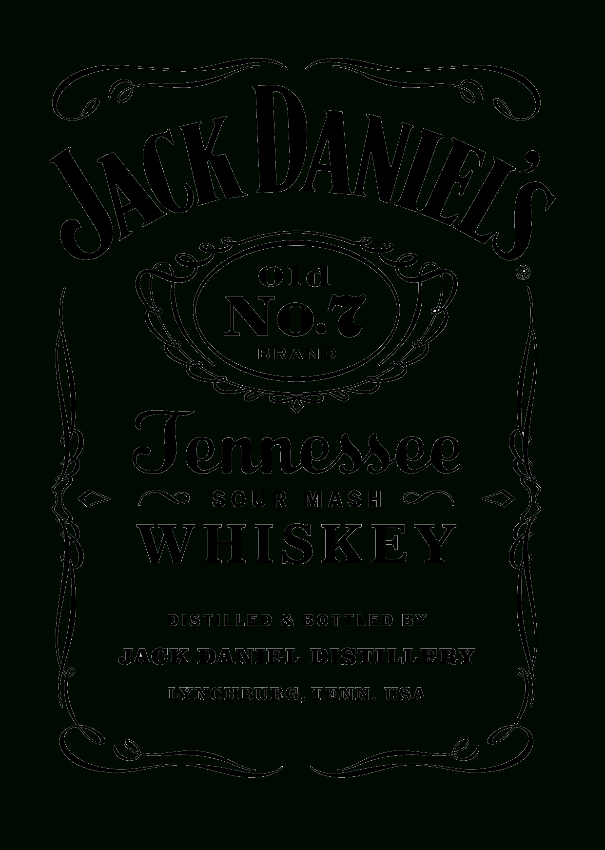 Jack Daniels Label Vector At Vectorified | Collection Of Intended For Blank Jack Daniels Label Template
