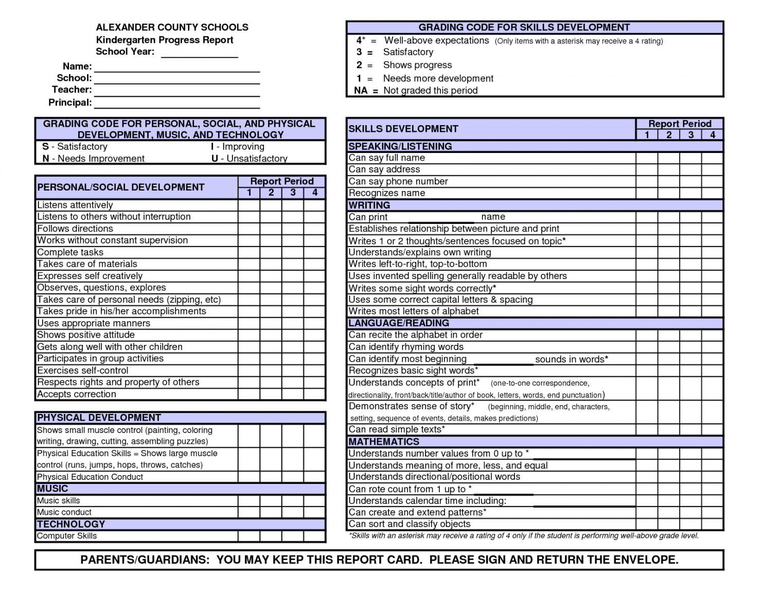 Kindergarten Report Card Template Free Preschool Conference Within Conference Report Template