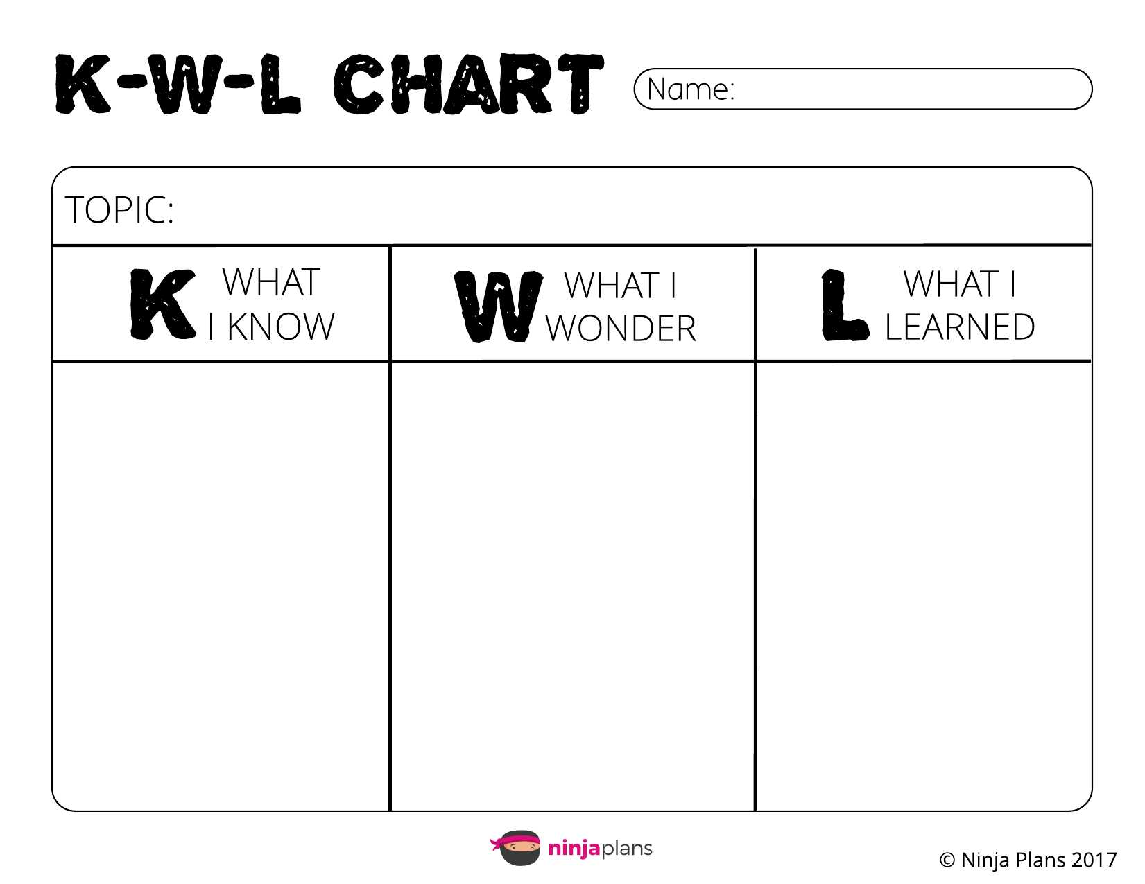 Kwl Template Word Document – Kerren Intended For Kwl Chart Template Word Document