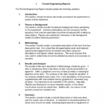 Lab Report Uction Sample Example Chemistry Template Within pertaining to Engineering Lab Report Template