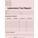 Laboratory Test Report Template For Report Template Word 2013