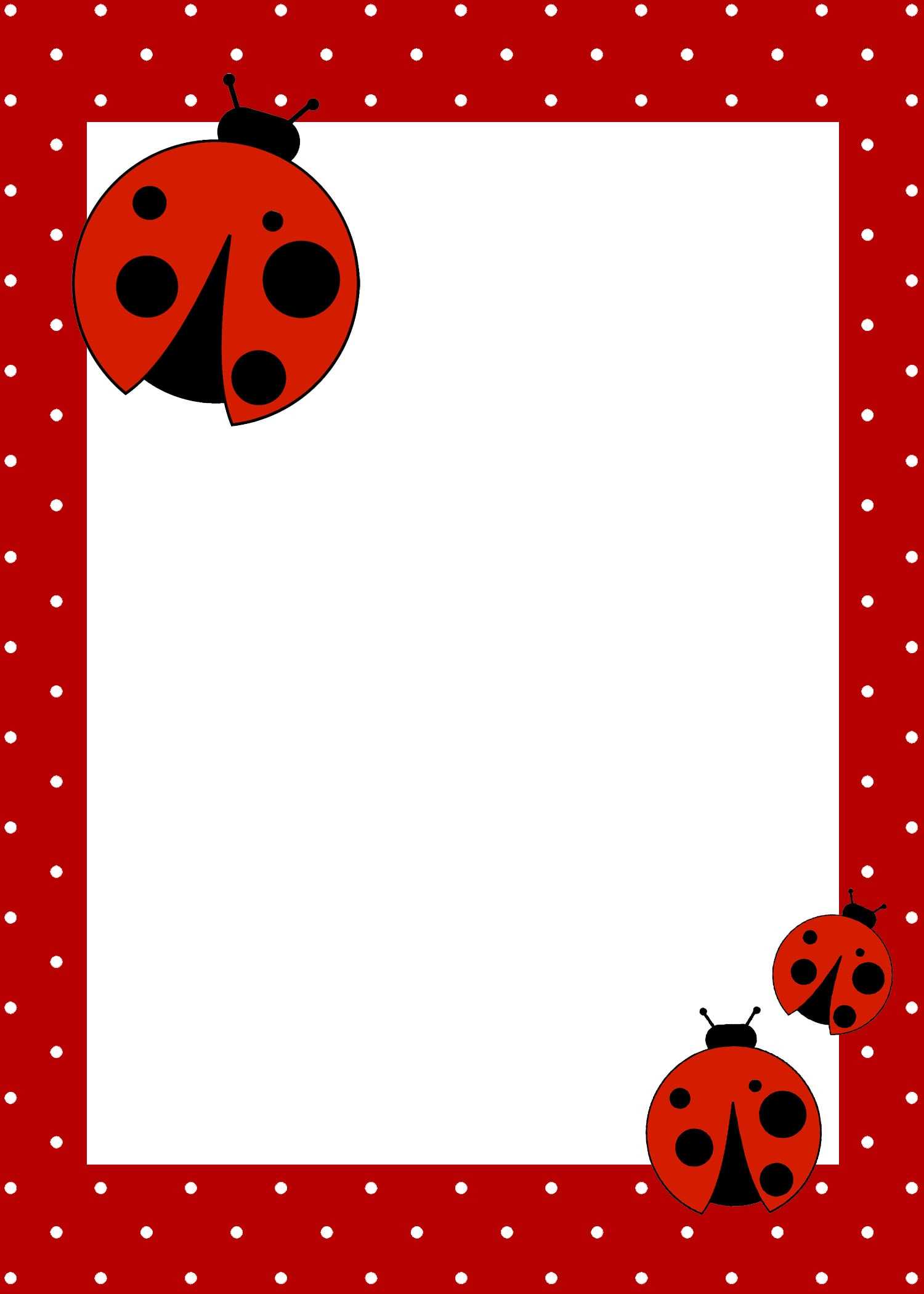 Ladybug Birthday Party With Free Printables – How To Nest Intended For Blank Ladybug Template