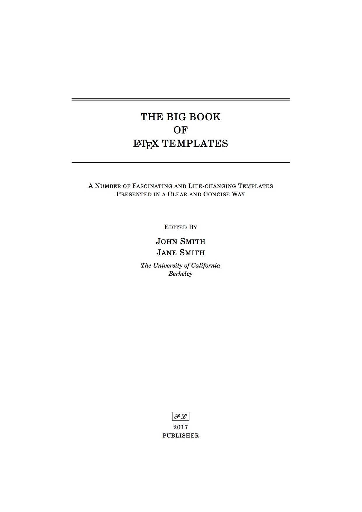 Latex Templates » Title Pages Intended For Latex Project Report Template