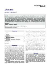 Latex Typesetting - Showcase for Technical Report Latex Template