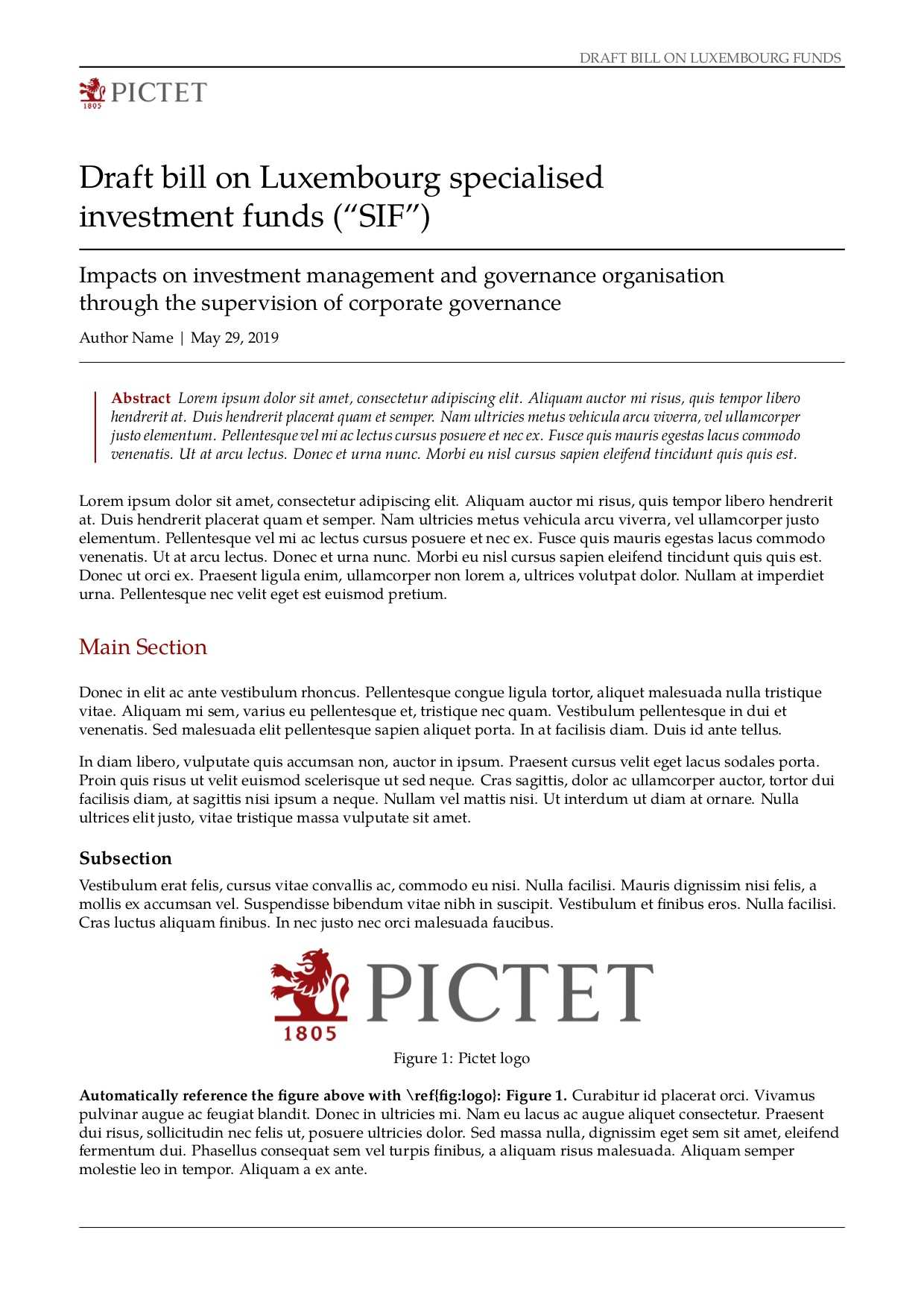 Latex Typesetting - Showcase With Latex Template Technical Report