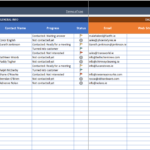 Lead List Template Intended For Sales Lead Report Template