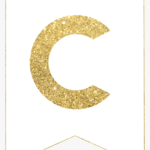 Letter Template For Banners – Gold Letter S Banner, Hd Png Throughout Letter Templates For Banners