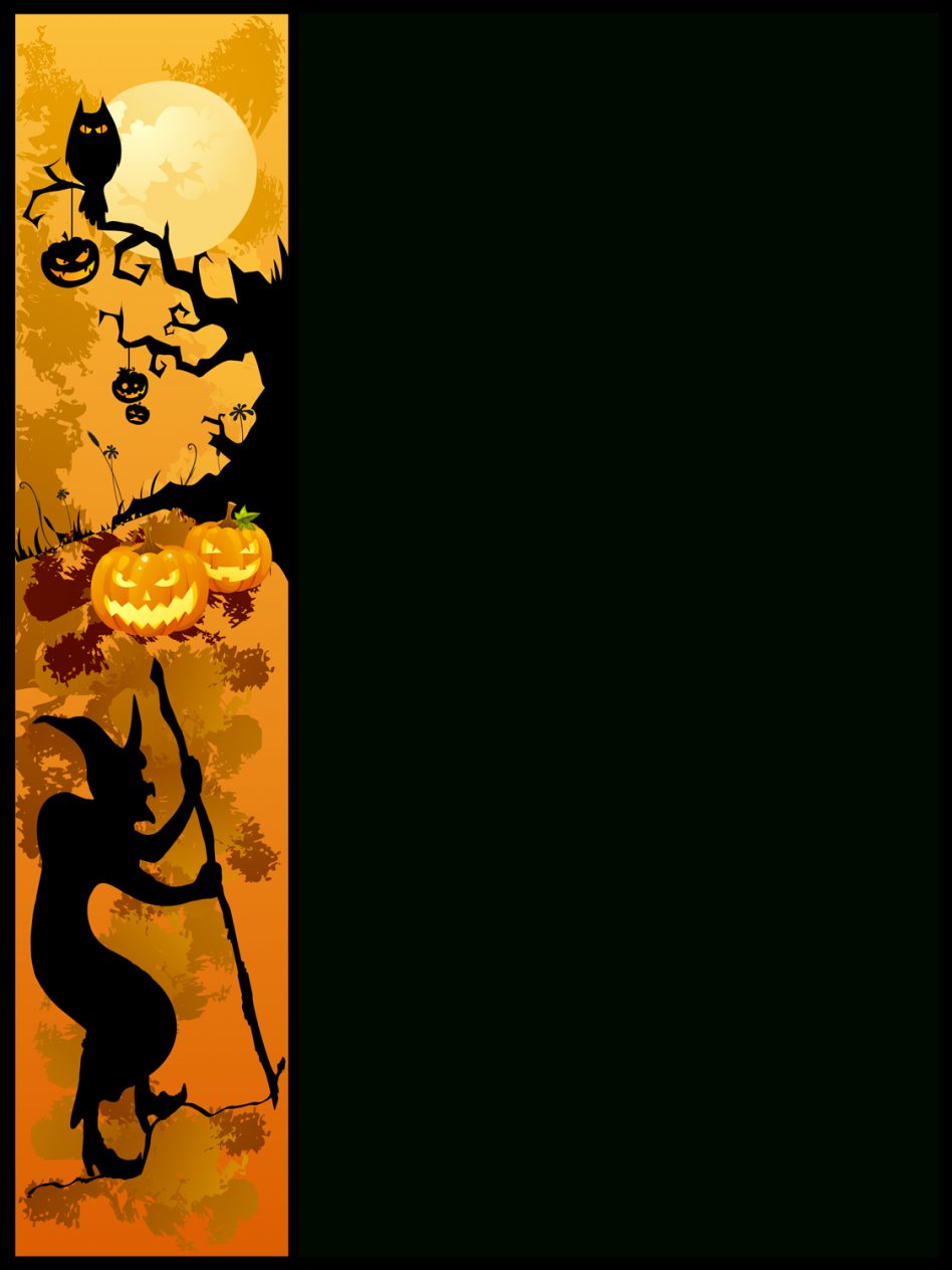 Library Of Halloween Page Borders Banner Royalty Free Within Free Halloween Templates For Word