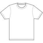 Library Of Plain White T Shirt Clip Free Library Png Files With Regard To Blank Tshirt Template Printable
