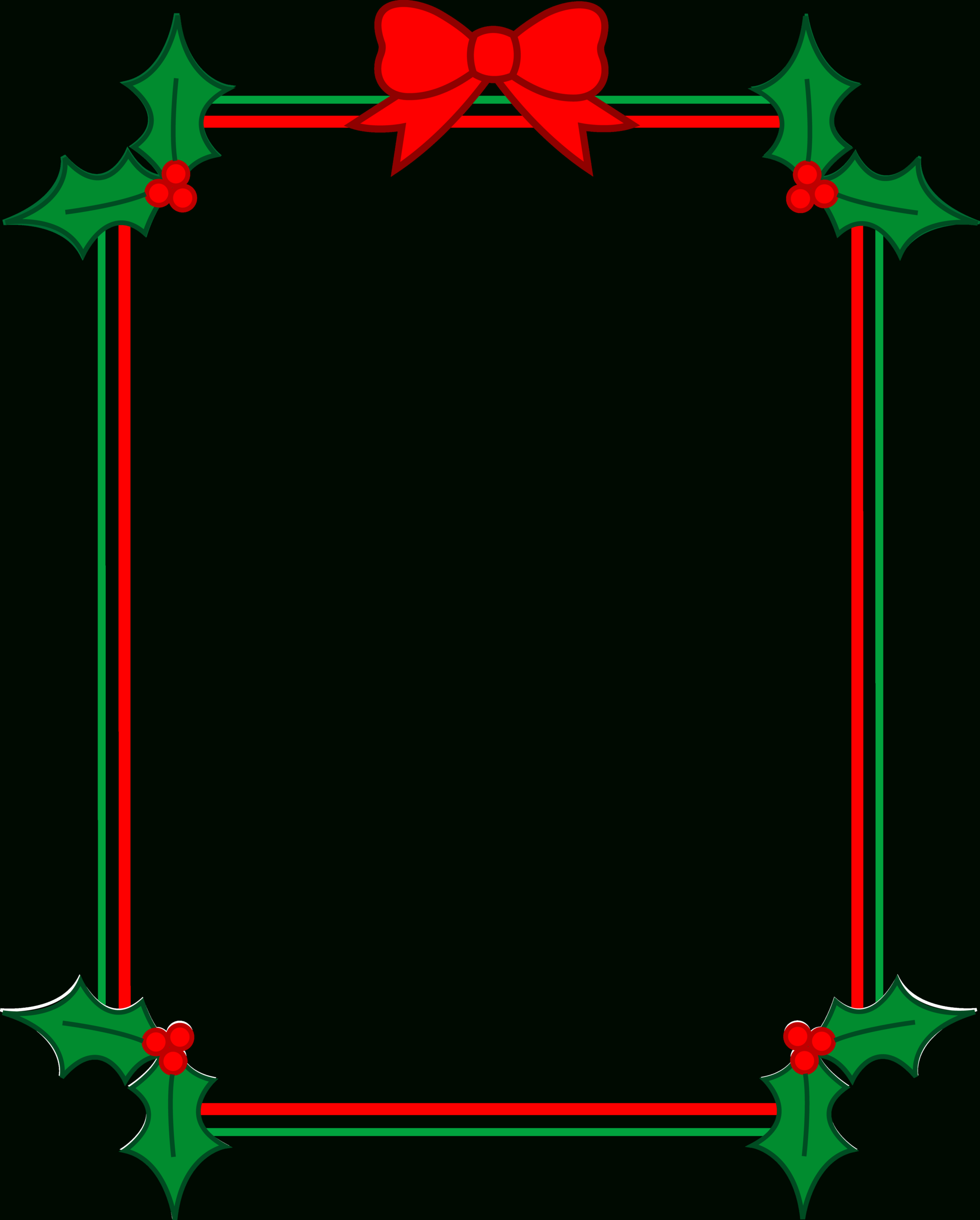 Library Of Word Svg Freeuse Library Christmas Borders Png Regarding Word Border Templates Free Download