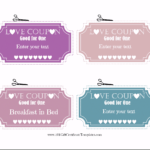 Love Coupons regarding Love Coupon Template For Word