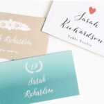 Love Knots Place Cards Within Wedding Place Card Template Free Word