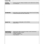Madeline Hunter Lesson Plan Template Blank – Best Pertaining To Madeline Hunter Lesson Plan Template Word