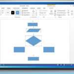 Make A Flowchart In Microsoft Word 2013 Inside Microsoft Word Flowchart Template