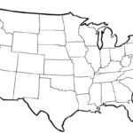 Map Of The United States Clipart Within United States Map Template Blank